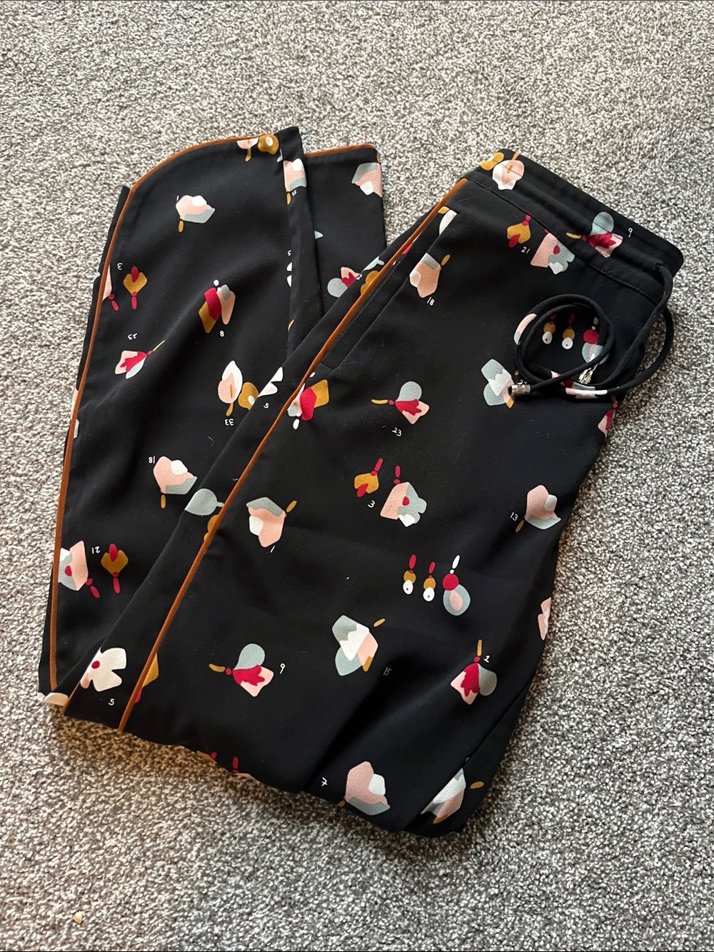 Ted Baker Color By Number Tulip Hem Trouser
